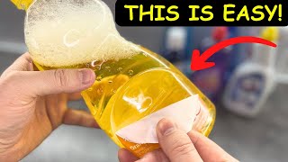 How To Completely REMOVE Labels from Plastic Bottles  5 Easy HACKS [upl. by Kelula333]