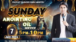 PROPHET BAJINDER SINGH MINISTRY 07 JULY 2024 PRAYER MEETING LIVE [upl. by Miki]