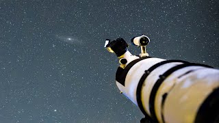 Andromeda Galaxy Live View through my Telescope [upl. by Gauldin]