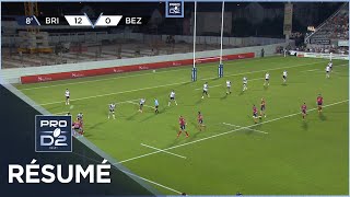 PRO D2 Saison 20232024 J02  Résumé CA BriveAS Béziers Hérault [upl. by Novyar]