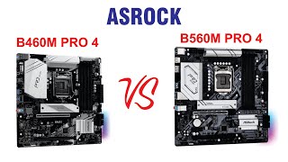 Điểm nhanh vài nét khác nhau của 2 model main của Asrock B460M PRO4 vs B560M PRO4 [upl. by Heater]