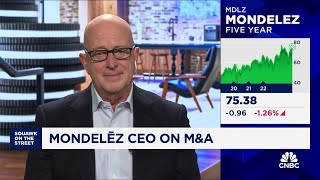 Mondelez CEO We dont want to do acquisitions that we cannot get a very good return on [upl. by Talich]