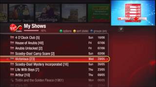 Virgin media Tivo interface review 1080p HD [upl. by Stace]