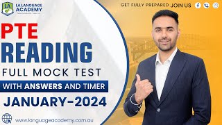 PTE Reading Full Mock Test with Answers  January 2024  Language academy PTE NAATI IELTS Experts [upl. by Rhonda896]