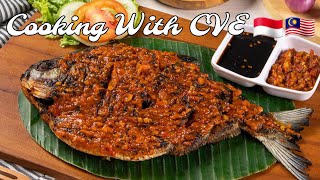 IKAN BAKAR pedas manis recipe masak dailyvlog cantikvanempel cooking [upl. by Nahc]