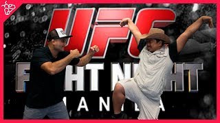 Bogart the Explorer and the UFC Press Junket Ft BJ Penn Ricardo Lamas and Mark Muñoz [upl. by Anairol]