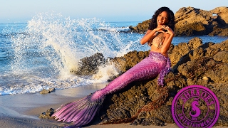 Professional Black Mermaid Mermaid Merici of Los Angeles [upl. by Reklaw]