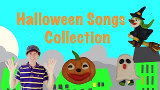 Halloween Kids Songs Collection  Four Fun Songs  Preschool Kindergarten Learn English [upl. by Primrose]