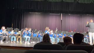 All Birdville Middle School Honor Band performing Vulcan’s Forge by Patrick Roszell [upl. by Colpin]