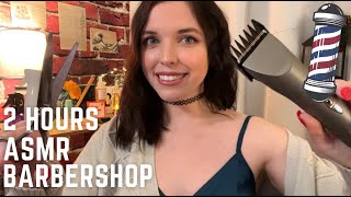 💈 Realistic Barbershop RP ASMR  Mens Haircut 2 HOUR Compilation [upl. by Eselahs]