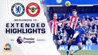 Chelsea v Brentford  PREMIER LEAGUE HIGHLIGHTS  10282023  NBC Sports [upl. by Yelkcub517]