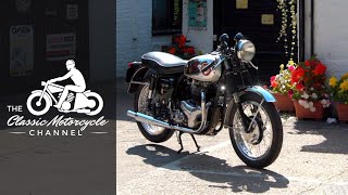 1962 BSA Rocket Gold Star replica  quick look startup amp ride [upl. by Iddo447]