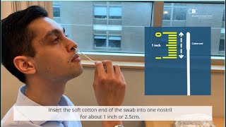 Guide to athome nasal swab COVID19 Rapid Test [upl. by Akinas879]