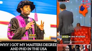 WHY I GOT MY MASTERS DEGREE AND PhD  APOSTLE MICHAEL OROKPO [upl. by Ojadnama]