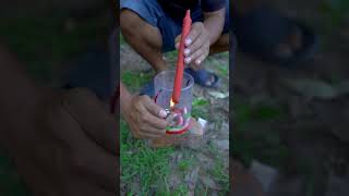 Bushcraft Skills Very Simple and Very Useful In Forest survival camping outdoor bushcraft fores [upl. by Yonita]