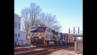 Railfanning In Thomasville amp Greensboro NC Featuring NS 1073 amp MOW Trains 111 amp 1132024 [upl. by Los]