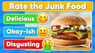 Rank the Junk Food  Junk Food Tier List Challenge 🍟 🍕 🍔 [upl. by Bough33]