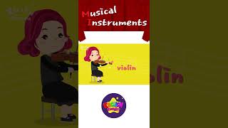 Kids vocabulary  Musical Instruments  Orchestra instruments shorts [upl. by Tdnarb]