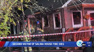 Second victim of Salina house fire dies [upl. by Nesahc]