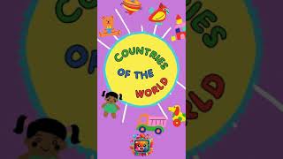 Countries of the world song  Nursery Rhymes and Kids Songs [upl. by Yarb]