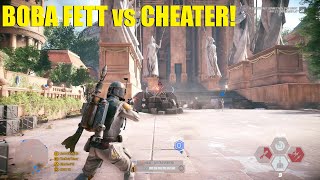 Boba Fett vs Cheater  Star Wars Battlefront 2 [upl. by Odilia]