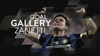 JAVIER ZANETTI  All of his 21 Inter goals 🇦🇷🖤💙 [upl. by Anneirda]