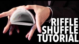 Cardistry for Beginners Shuffles  Riffle Shuffle Tutorial [upl. by Veta478]