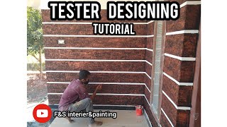 Tester designing tutorial FampS interier design [upl. by Netsew]