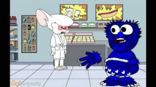 Cookie monster Goes to the store and eats a whole shelf [upl. by Odo]