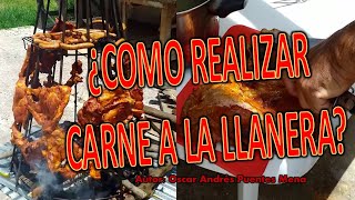 ¿COMO PREPARAR CARNE A LA LLANERA [upl. by Elocon611]