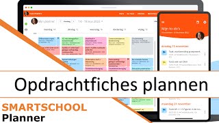 Smartschool  Planner  Opdrachtfiche plannen [upl. by Ahsenod]