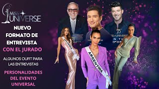 MISS UNIVERSO 2024 NUEVO FORMATO ENTREVISTAS  OUFIT DE ALGUNAS CANDIDATAS Y PERSONALIDADES DEL MU [upl. by Bose]