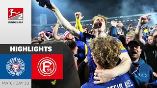 First Time In History Kiel Goes Bundesliga  Holstein Kiel  Fortuna Düsseldorf 11  Highlights [upl. by Ahon]