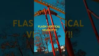 Flash Vertical Velocity Testing sixflags fypシ゚ [upl. by Ailey]