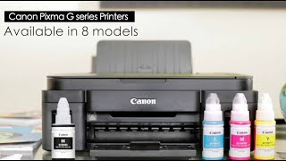 PIXMA G series printers  PrintWithCanon [upl. by Victorine]