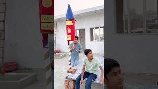 bhaiya Ke Piche rocket Pad Gaya 🚀😟 wait for twist shortvideo shortfeed comedy ￼ [upl. by Breeze]