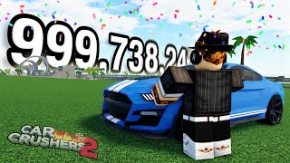 🔴1000000000 VISITS In Car Crushers 2 ⏳SECRET EVENT Countdown⏳ [upl. by Valenka281]