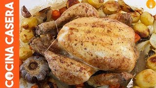 Pollo al horno Recetas de Cocina [upl. by Clarence]