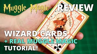 Weasleys Wizard Wheezes Playing Cards REVIEW  REAL MUGGLE MAGIC Tutorial [upl. by Yesnil544]