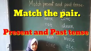 Present ampPast tenseLets Learn Englishactivitytimenipunbhartpresenttensepasttensematchthepair [upl. by Viviana]