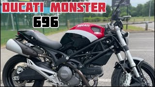 Ducati Monster 696 review Buying a used Ducati motorcycle [upl. by Tandie]