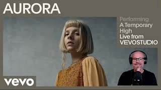 AURORA  A Temporary High Live Performance  Vevo  Reaction [upl. by Golanka]