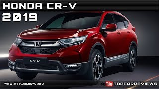 2019 HONDA CRV Review Rendered Price Specs Release Date [upl. by Siryt]