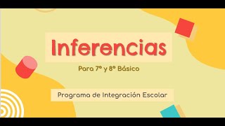 Inferencias para 7° y 8° Básico [upl. by Elgna]