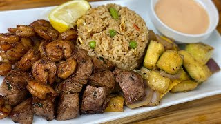 How to Make the PERFECT HIBACHI  Hibachi Shrimp amp Steak with Yum Yum Sauce Too [upl. by Einaffets]