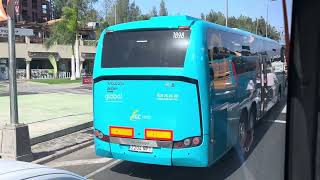 Tour on Gran Canaria in Scania and Daf powered buses [upl. by Ahsai]