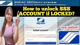 How to UNLOCK SSS LOCKED ACCOUNT [upl. by Akimahs]