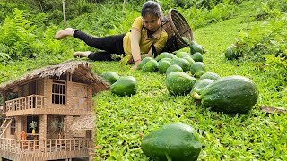 The life of a girl who lived in a 2story bamboo house for 2 years  build farm  Lý Thương [upl. by Enetsirhc]