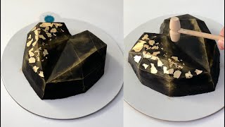 Break Me Cake  3D Heart Cake  Pinata Cake Tutorial  How To Make Pinata Cake  Chocolate Heart [upl. by Olvan99]