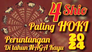 4 Shio paling HOKI di tahun NAGA KAYU berdasarkan hitungan dimensi waktu [upl. by Peppi534]